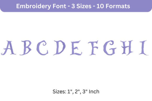 Alice Font Uppercase a to I: A Designer's Review for Craft Fairs