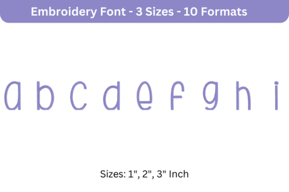 Beautiful Font Lowercase a to I Review