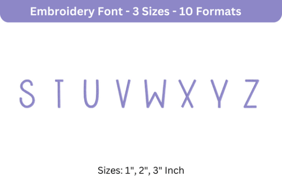 Beautiful Font Uppercase S to Z Review