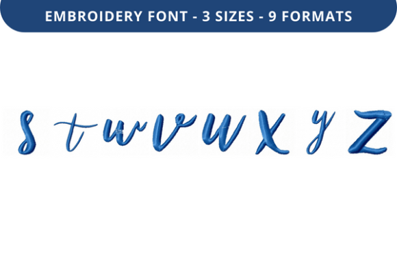 Bethilda Font Lowercase S to Z Review