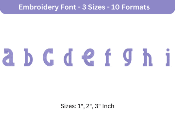Blue Plate Font Lowercase a to I Review