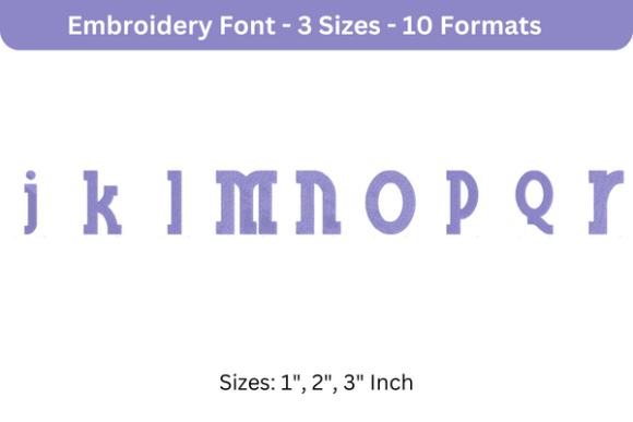 Blue Plate Font Lowercase J to R Review