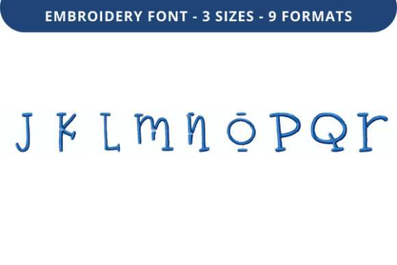 Boo Bear Font Lowercase J to R Review for Gift Creators