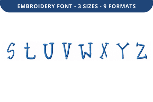 Boo Bear Font Lowercase S to Z Review
