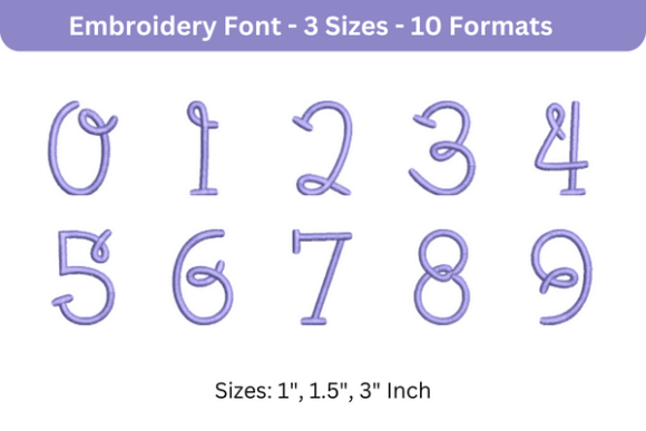BumbleBee Font 0 to 9 Review for Boutique Sweatshirts