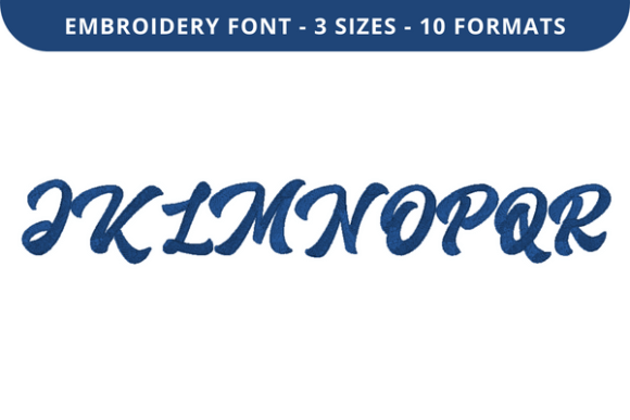 Dallaser Font J to R Review for Seasonal Embroidery