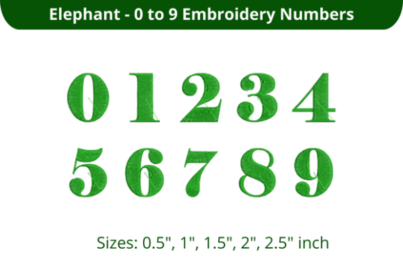 Elephant Font 0-9: A Designer's Review for Holiday Collections