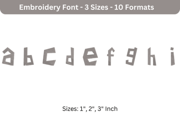 Reviewing Paper Cuts Font Lower Case a to I for Personalized Gifts