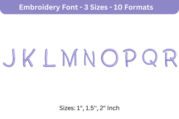 Second Grader Font Uppercase J to R Review